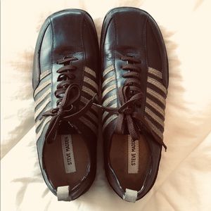 Steve Madden Styxx Men Shoes Brown VG Condition s9